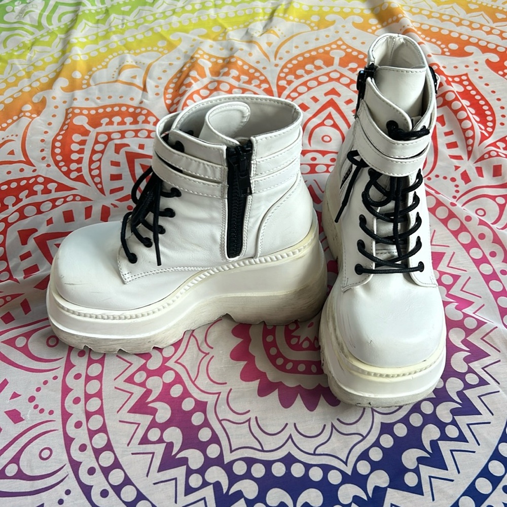 Demonia Ankle platform boots